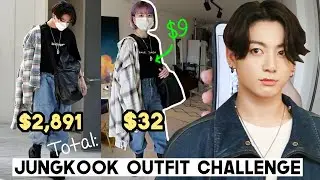 $32 BTS Jungkook Outfit Shopping Challenge In Korea (Goto Underground Mall) | Q2HAN