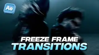 How to create 4 FREEZE FRAME TRANSITIONS in After Effects!