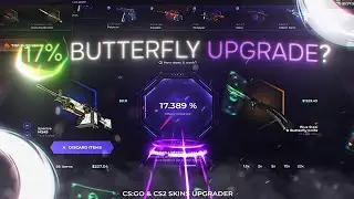 17% BUTTERFLY KNIFE UPGRADE? (skinclub)