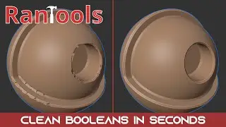 Clean Boolean Mess in seconds.. using RanTools |New Blender Addon