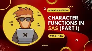 Character Functions In SAS (Part I)