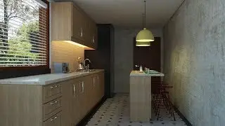 Interior lighting - V-ray for sketchup - 01