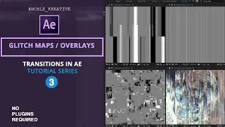 Glitch Maps & overlays in After Effects tutorial | No Plugin Required