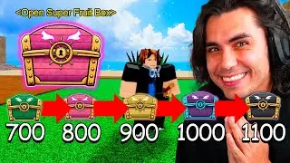 A CADA 100 NIVEIS EU ABRO UMA SUPER FRUIT BOX NO BLOX FRUITS