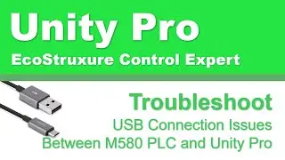 Troubleshoot USB Connection Issues Between M580 PLC and Unity Pro