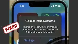 How to Fix Cellular Issue Detected error on iPhone in iOS 16/15.6?