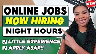 🌙 Work From Home At Night! Night Customer Service Work-From-Home Job Hiring Now!