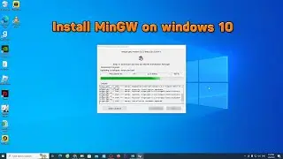 How to download MinGW w64 installation on Windows 10
