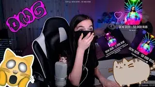 ДОНАТ TENDERLYBAE В 100К+ I КРУТЫЕ ПОДАРОЧКИ I МНЕНИЯ О GTFOBAE I СКОЛЬКО ШАРОВ В 100к!?!?