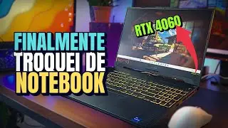 🔥 MEU NOVO NOTEBOOK GAMER! Asus TUF F15 com RTX 4060 – Unboxing, Testes e Impressões