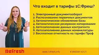 😃 Что входит в тарифы 1С:Фреш?