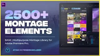 Base Transitions and Motion Graphics Pack for Premiere Pro 2500 Elements