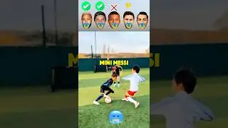 Mini Messi VS Ronaldo jr VS Neymar Jr VS Mbappe jr VS Ronaldinho jr - Kids Skills Challenge 🥶
