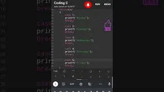 #42 C programming | switch case | 