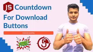 Countdown For Download Buttons || No Shortcode No Plugin || WordPress || PHP || JS Code || HINDI