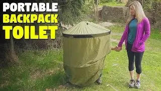 Portable Backpack Toilet | Privacy shelter system