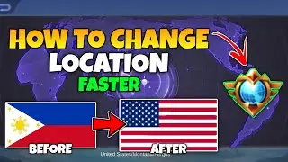 Only Takes 2 Minutes To Change Your Street Location in Mobile Legends 2024!!