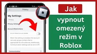 Jak vypnout omezený režim v Roblox (2024)| Deaktivujte omezený režim na Roblox