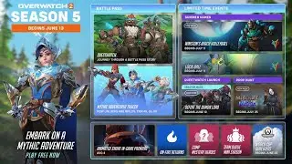 OVERWATCH 2► 5 сказочный сезон. Обзор боевого пропуска и нового режима