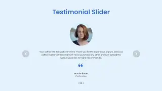 How to Make Responsive Testimonial Slider in HTML CSS & JavaScript | SwiperJs