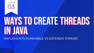 create threads in java | extending thread class | implementing runnable interface