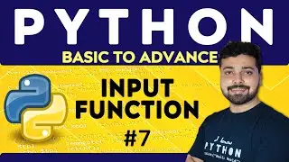 Input from User in Python | Input Function | Python Tutorial in Hindi 7