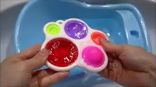 Play DIY water pop it fidget training, Fast & Slow Pop it