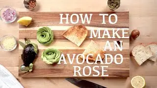 HOW TO MAKE AN AVOCADO ROSE