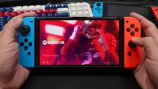 Madden NFL 25 Gameplay On Nintendo Switch Oled