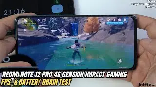 Xiaomi Redmi Note 12 Pro 4G Genshin Impact Gaming test |  Snapdragon 732G, 120Hz Display