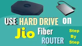 how to connect hard disk to jio router |  Attach 1TB Hard Driver For Data Sharing