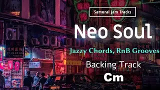 Neo Soul RnB Guitar Backing Track in C minor