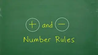 Positive and Negative Number RULES – The EASY WAY!