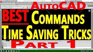 Autocad Best Commands And Techniques Best Autocad Tricks Part 1 - Youtube Autocad Training Classes
