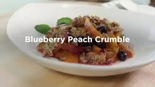 Easy Blueberry Peach Crumble