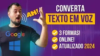 [2024] Converter Texto em Voz Natural no PC - Grátis e Online