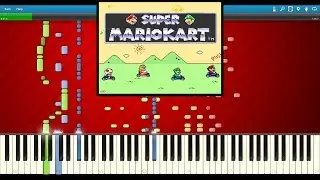 Super Mario Kart - Main Theme Synthesia