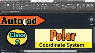 polar coordinate system | how to use polar coordinate system in autocad