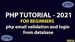 PHP Server Side Form Validation | PHP form Validation | Login Page in PHP | How to create Login Page