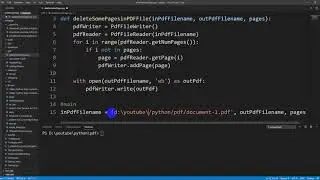Delete pages from pdf file in Python