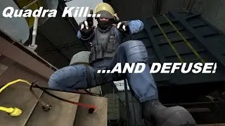 Cluch | Quadra Kill and DEFUSE!
