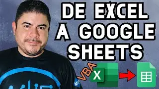 Cómo ENVIAR datos de Excel a Google Sheets usando VBA y macros