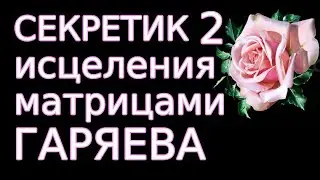 Секретик №2 для начала исцеления матрицами Гаряева. Согласовываем благополучие тела и сознания.