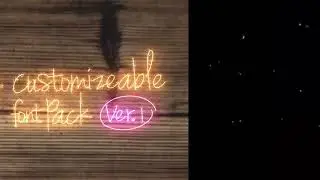 Sparkle Animated Font Pack | After Effects Template | Titles
