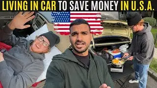 Living in a Car to Save Money in USA: A Day in the Life 🇺🇸