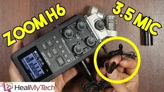 Connect Any 3.5mm Lavalier Microphone To Zoom H6 | JK Mic-J 044