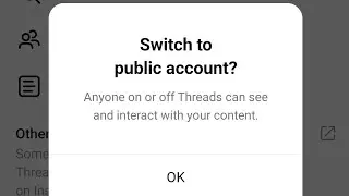 threats account ko public account kaise kare | Instagram threads id private se public me change kare