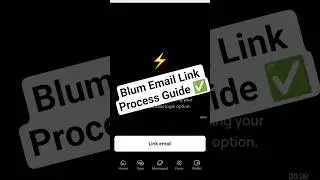 Blum Email Link Process Guide ✅ || Blum Email Address Verification Kaise Kare Guide || Blum Update