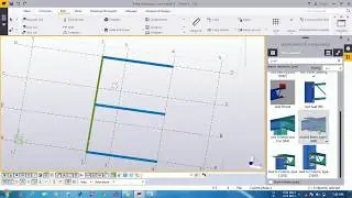 Tekla: Moving multiple members simultaneously using construction lines