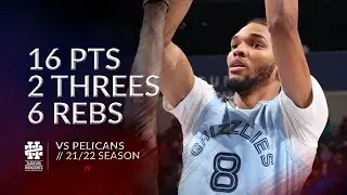 Ziaire Williams 16 pts 2 threes 6 rebs vs Pelicans 21/22 season